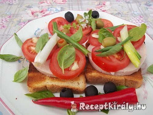 Bruschetta pizzasonkával 1