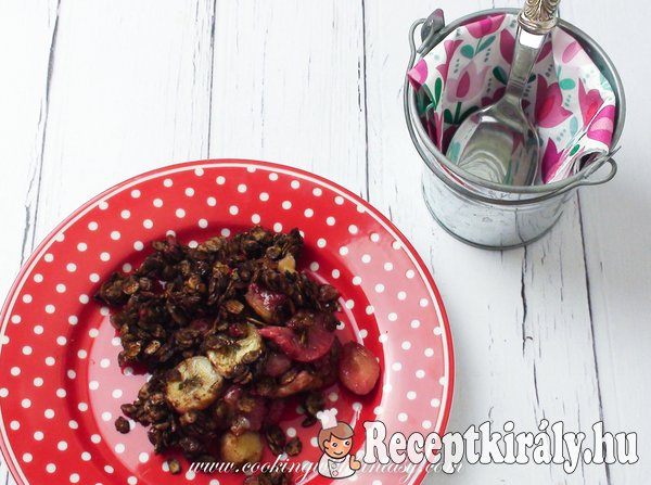 Epres banános crumble